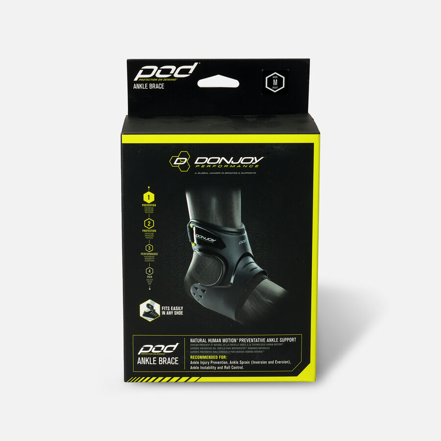 DonJoy Performance Pod Ankle Brace, Black, Right, , large image number 0