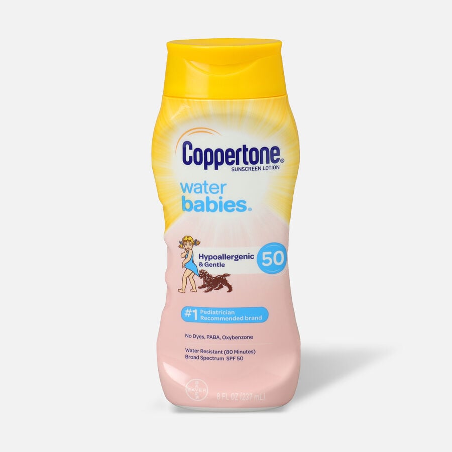Coppertone WaterBABIES Sunscreen Lotion SPF 50, 8 fl oz., , large image number 0