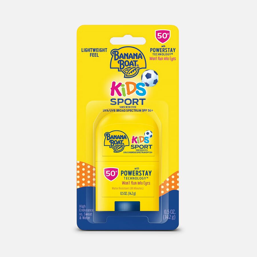 Banana Boat Kids Sport Sunscreen Stick SPF 50+, .5 oz., , large image number 0