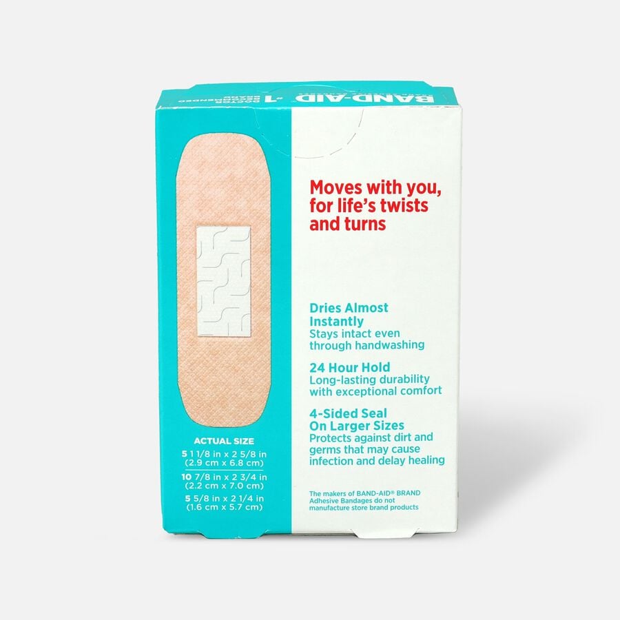 Band-Aid Skin-Flex Adhesive Bandages, Assorted Sizes, 20 ct., , large image number 1
