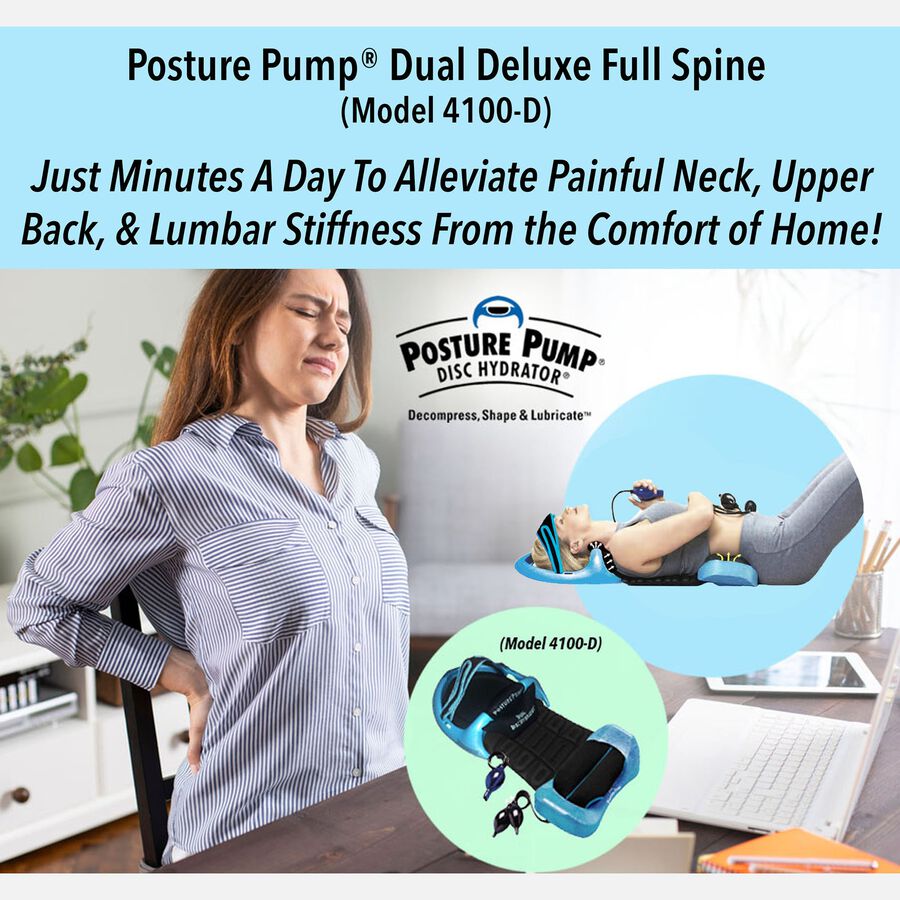 Posture Pump® Dual Deluxe Full Spine with Disc Hydrator, Model 4100-D, , large image number 3