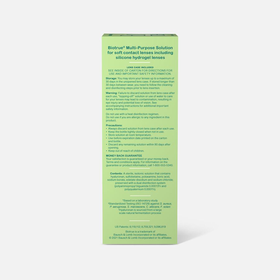 Bausch + Lomb Biotrue Multi-Purpose Solution for Soft Contact Lenses, 10 fl oz., , large image number 2