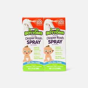 Boogie Bottoms No-Rub Diaper Rash Pump Spray, 1.7 oz. (2-Pack)