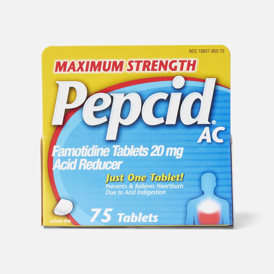 Pepcid AC Acid Reducer Maximum Strength Tablets, , large image number 1