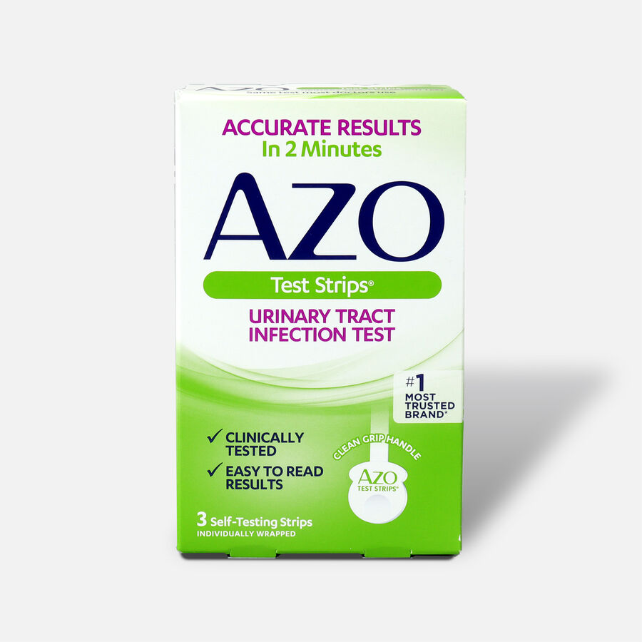 Azo Urinary Tract Infection Test Strips with Handle, 3 ct., , large image number 0