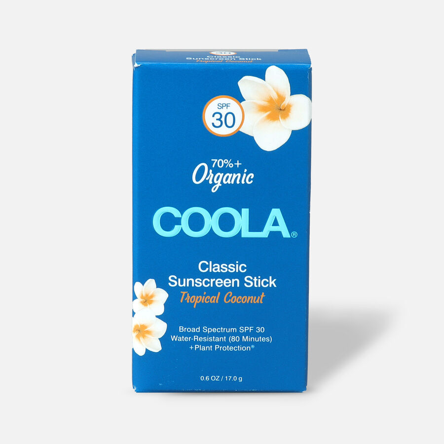 Coola Classic Organic Sunscreen Face & Body Stick SPF 30 Tropical Coconut, , large image number 1