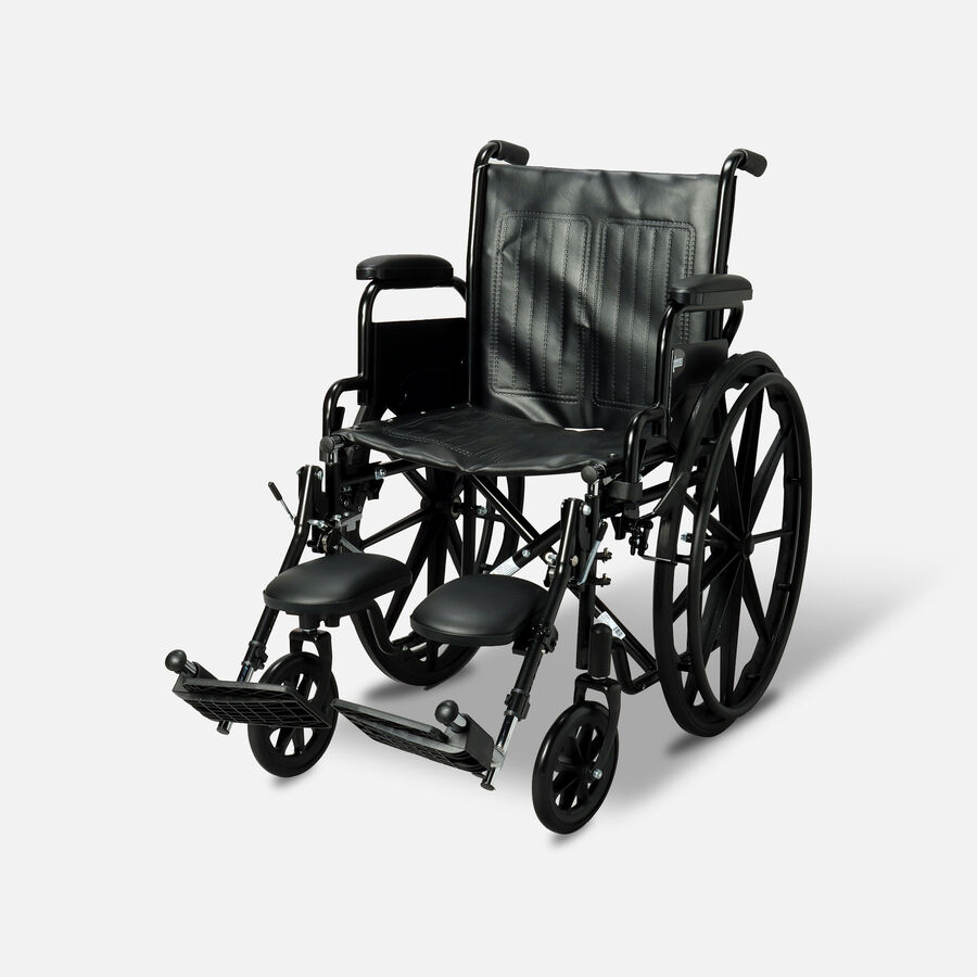 ProBasics K1 Standard Wheelchair, Elevating Legrests, 18" x 16", , large image number 0