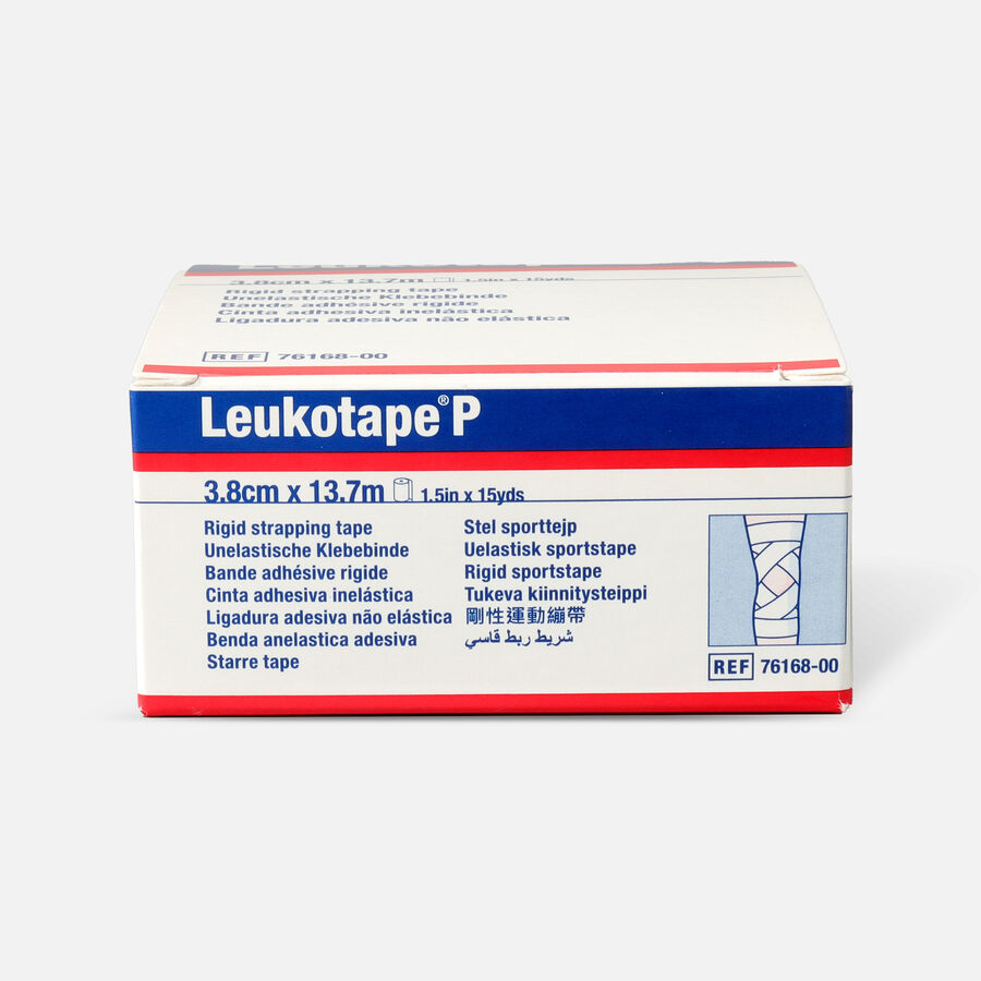 Leukotape P Heavy-Duty Rigid Strapping Tape, 1-1/2" x 15 yds. - 1 roll, , large image number 1