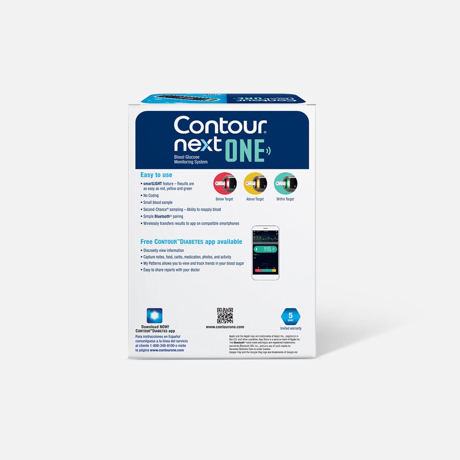 Contour Next ONE Blood Glucose Monitoring System, , large image number 1
