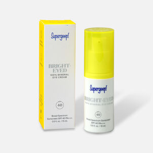 Supergoop! Bright-Eyed 100% Mineral Eye Cream, SPF 40, .5 fl oz.