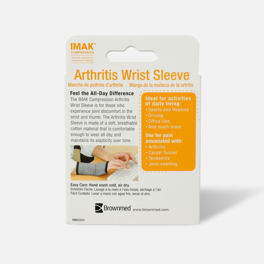 IMAK Compression Arthritis Wrist Sleeve, Medium, , large image number 1
