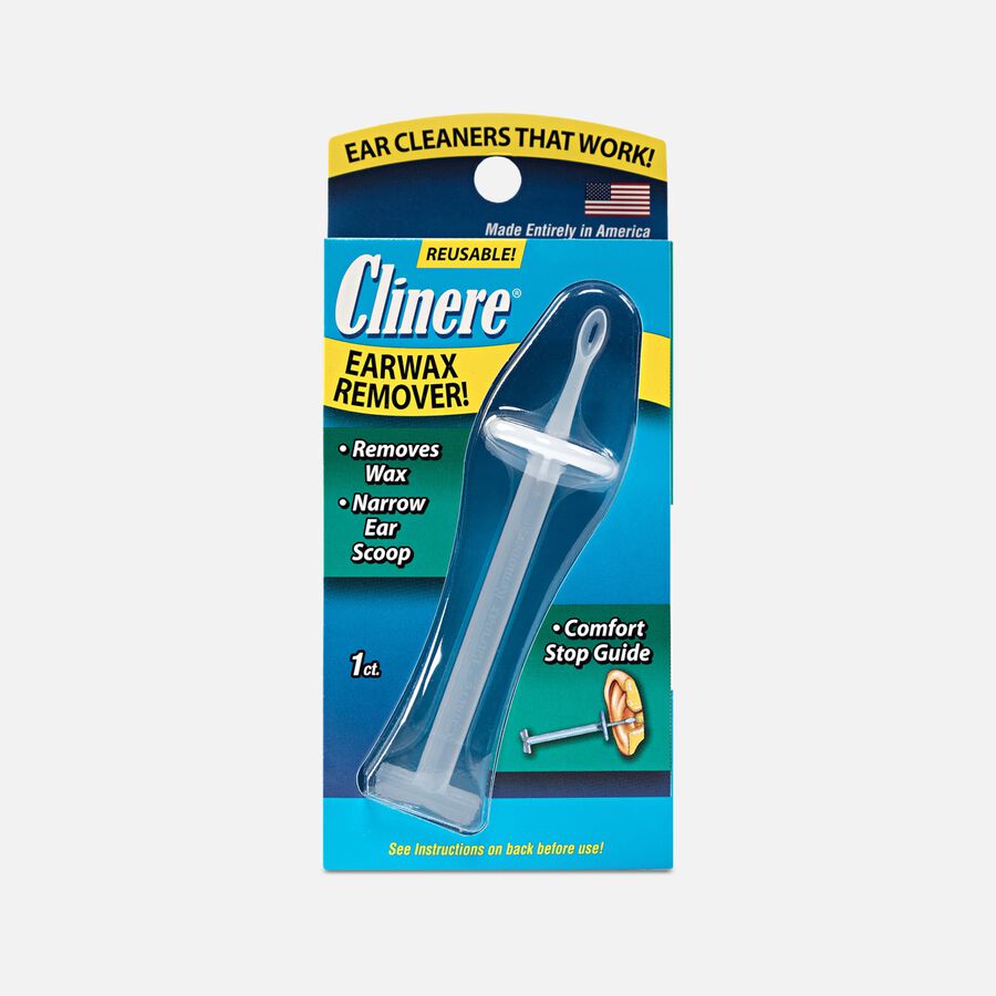 Clinere Reusable Ear Wax Remover Tool with Comfort Guide, , large image number 0