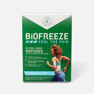 Biofreeze Extra Large Pain Relief Patch, Variety Pack, 4 pc
