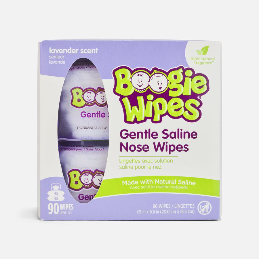 Boogie Wipes Lavender, Dual Pack, 2/45 ct., , large image number 0