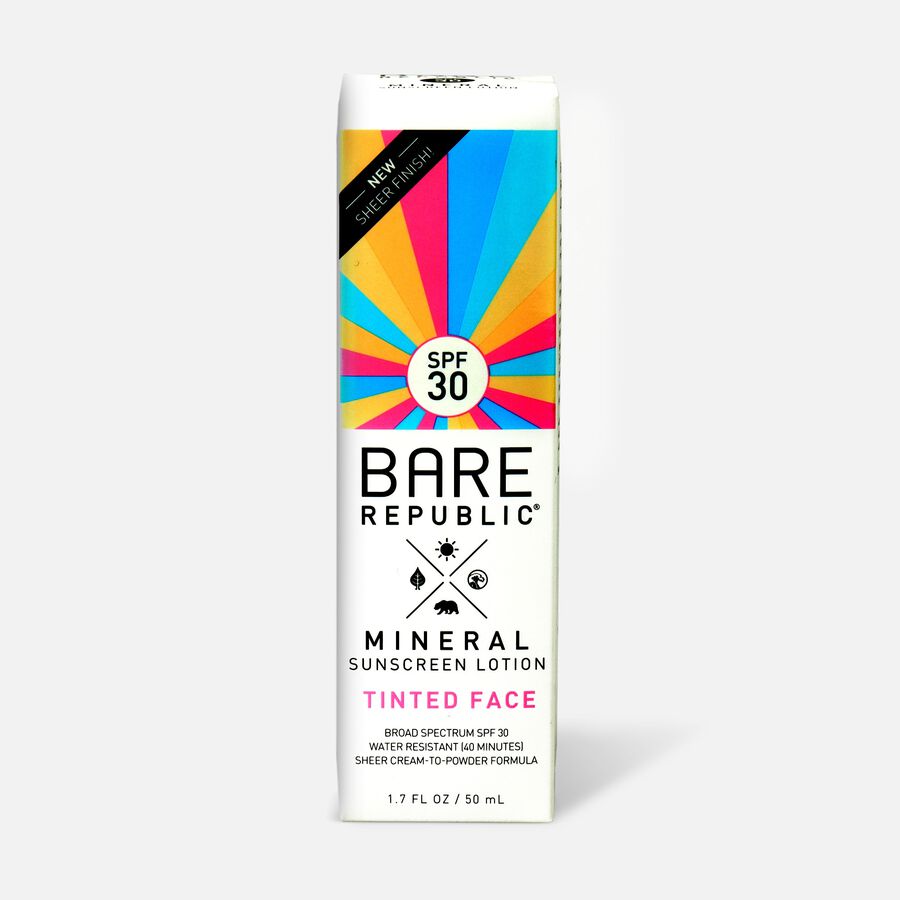 Bare Republic Mineral SPF 30 Tinted Face Sunscreen Lotion, 1.7 oz., , large image number 1