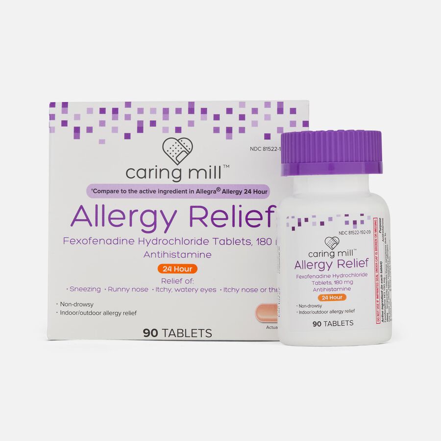 Caring Mill™ Fexofenadine Tablet, 24 hour, , large image number 1