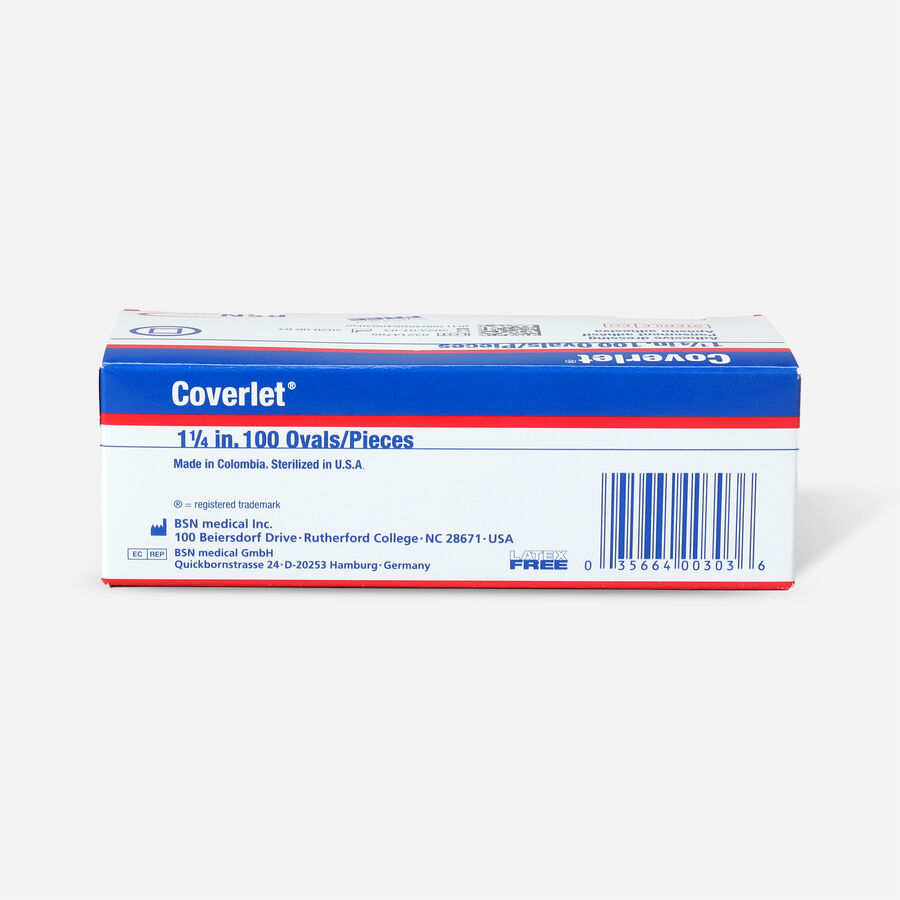 Coverlet Spots Oval Adhesive Bandage, 1-1/4", 100 ct., , large image number 1