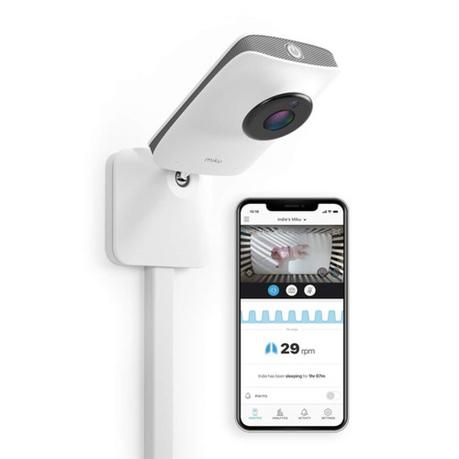 Miku Smart Baby Monitor with Breathing and Movement, , large image number 5