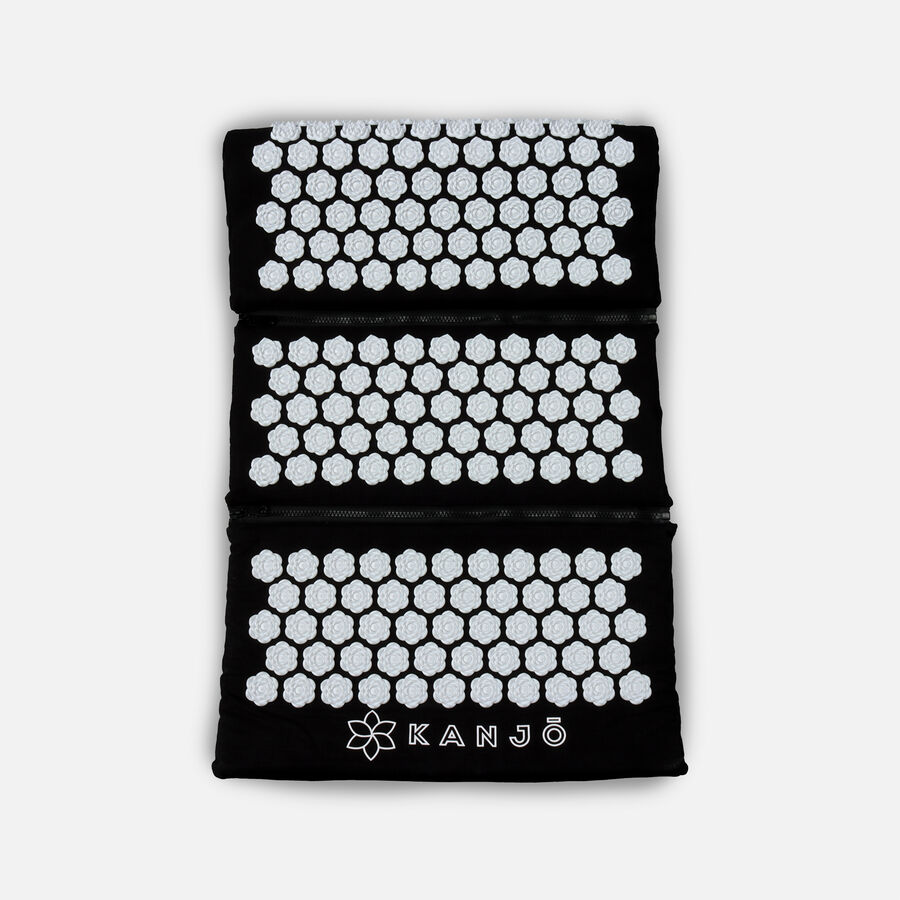 Kanjo Memory Acupressure Mat Set with Pillow, Onyx, , large image number 1