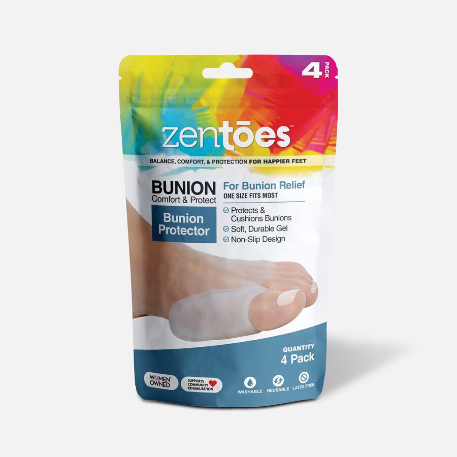 ZenToes Gel Bunion Guards - 4-Pack, , large image number 0