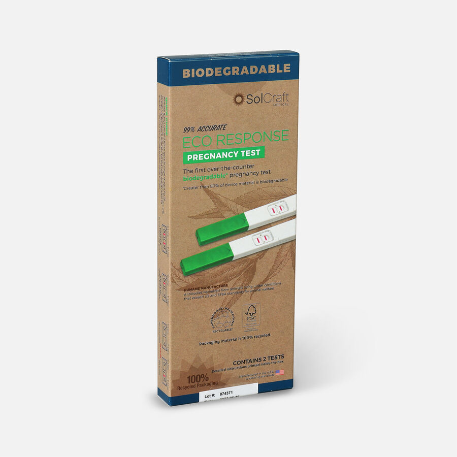 Eco Response Biodegradable Pregnancy Test - 2 ct., , large image number 1