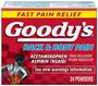 Goody's Back and Body Pain Acetominophen/Aspirin Tablets, 24 ct., , large image number 0