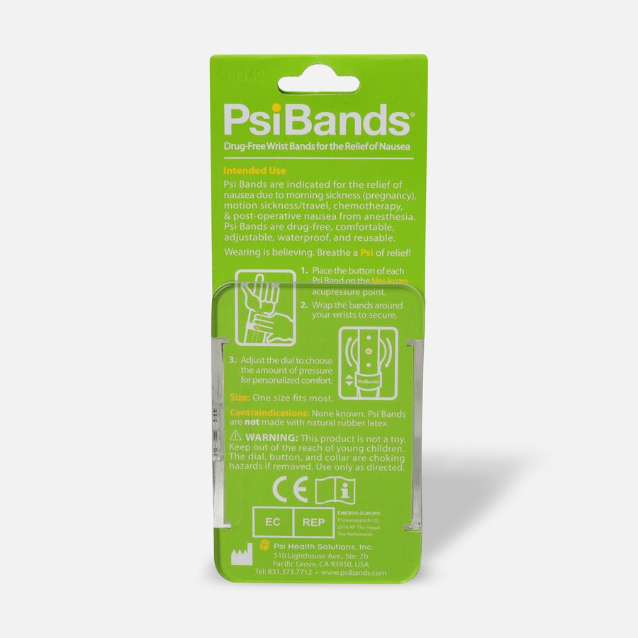 Psi Bands Nausea Relief Wrist Bands - Heart Land, , large image number 1