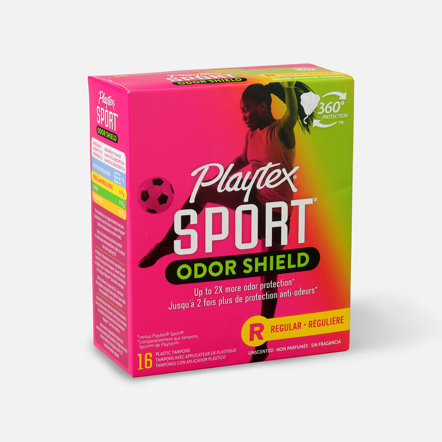 Playtex Sport Odor Shield Regular Tampons, , large image number 2