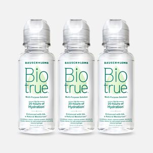 Biotrue Multipurpose Solution, Travel Size, 2 oz. (3-Pack)