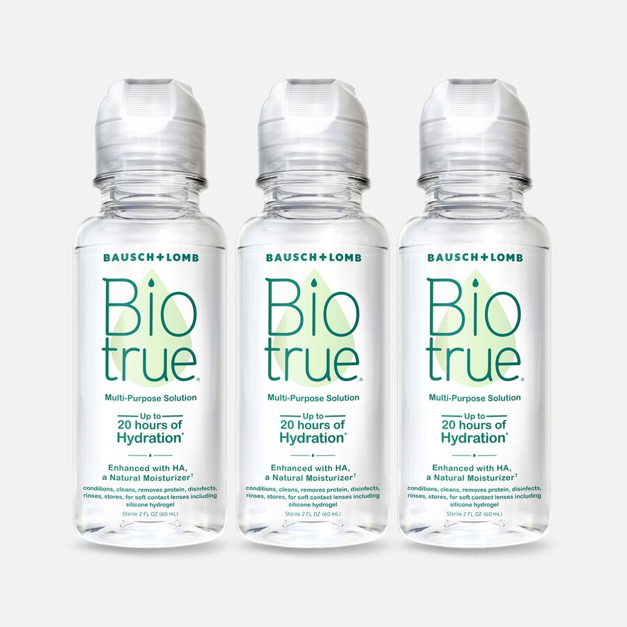 Biotrue Multipurpose Solution, Travel Size, 2 oz. (3-Pack), , large image number 0