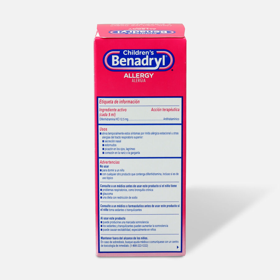 Children's Benadryl Cherry flavored Allergy 4 fl oz., , large image number 1