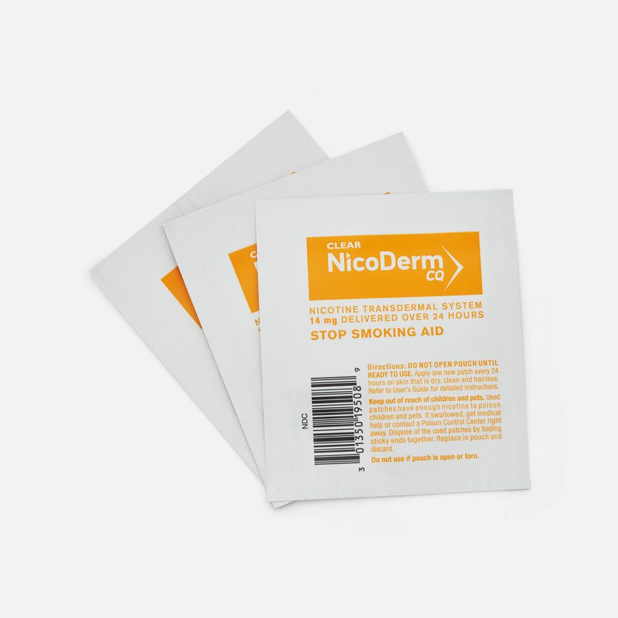 NicoDerm CQ Step 2 Clear Nicotine Patches, 14mg, 14 ct., , large image number 2