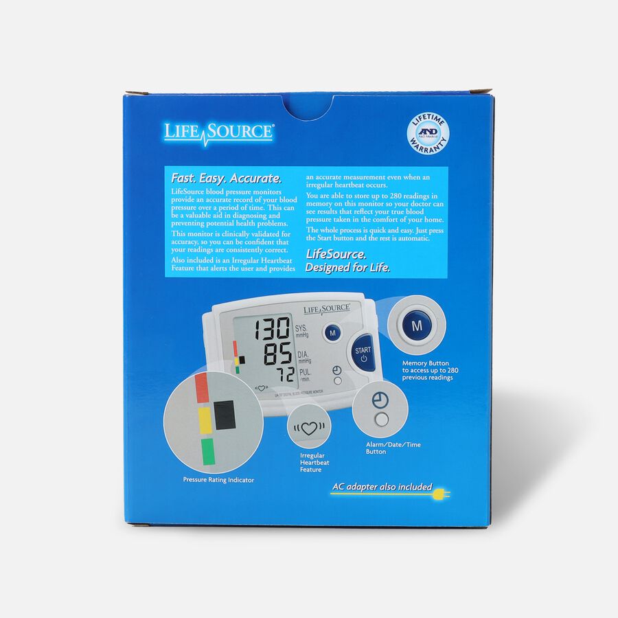 LifeSource UA-787EJ Quick Response Arm BP Monitor with Easy-Fit Cuff, , large image number 1