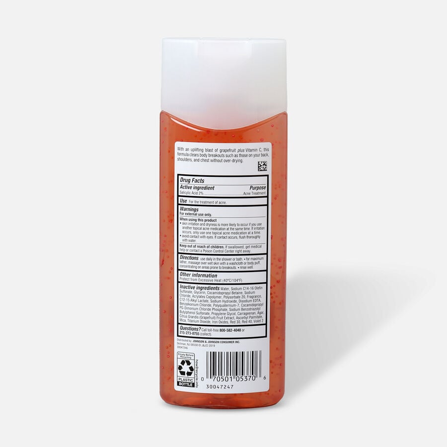 Neutrogena Body Clear Pink Grapefruit Body Wash, 8.5 oz. (3-Pack), , large image number 1