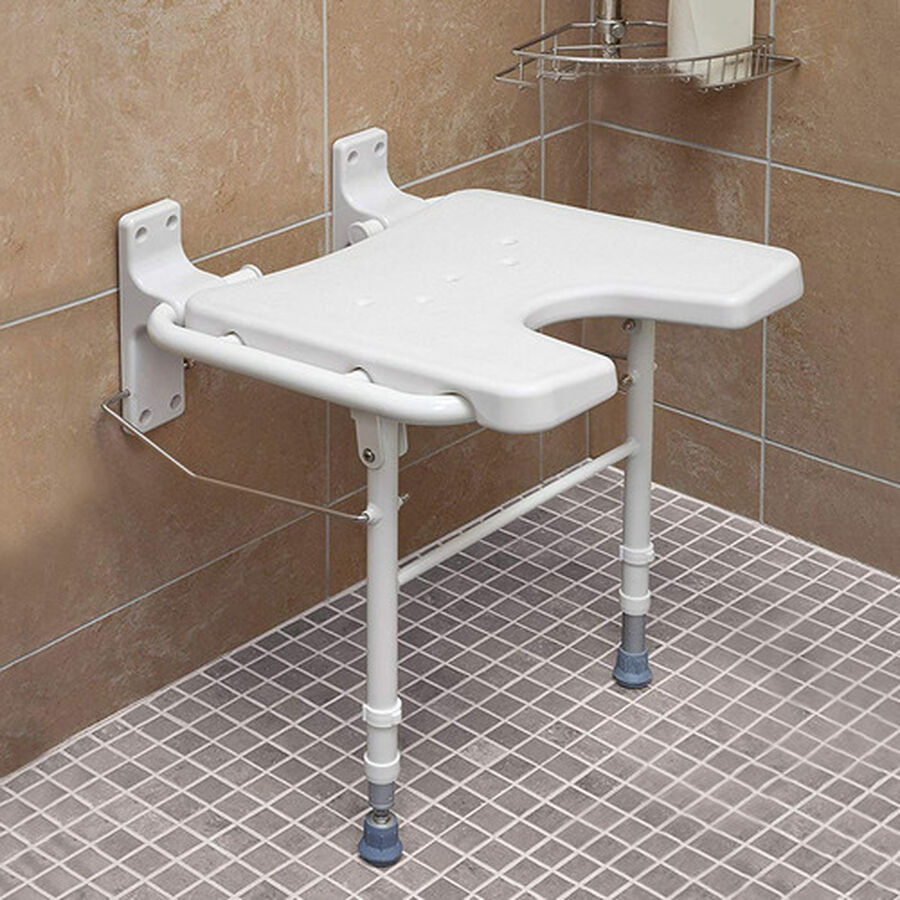 Healthsmart® Wall Mount Fold Away Shower Seat Bench, , large image number 6