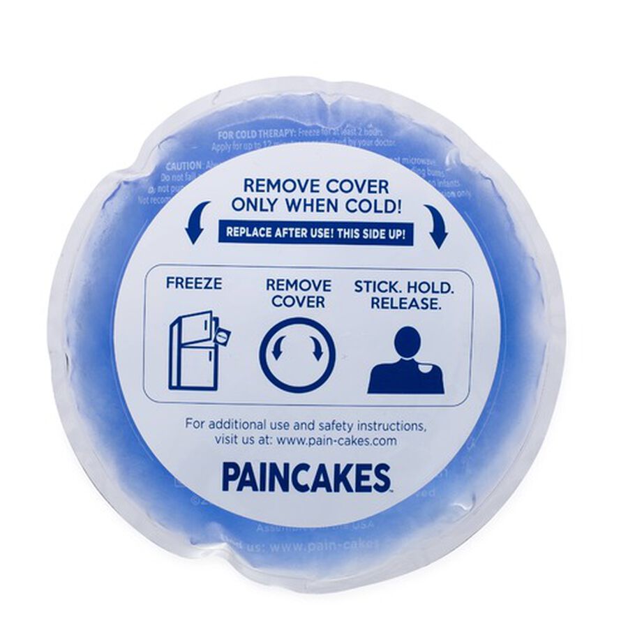 PainCakes Stick & Stay Cold Packs. 5", Red, Red, large image number 3