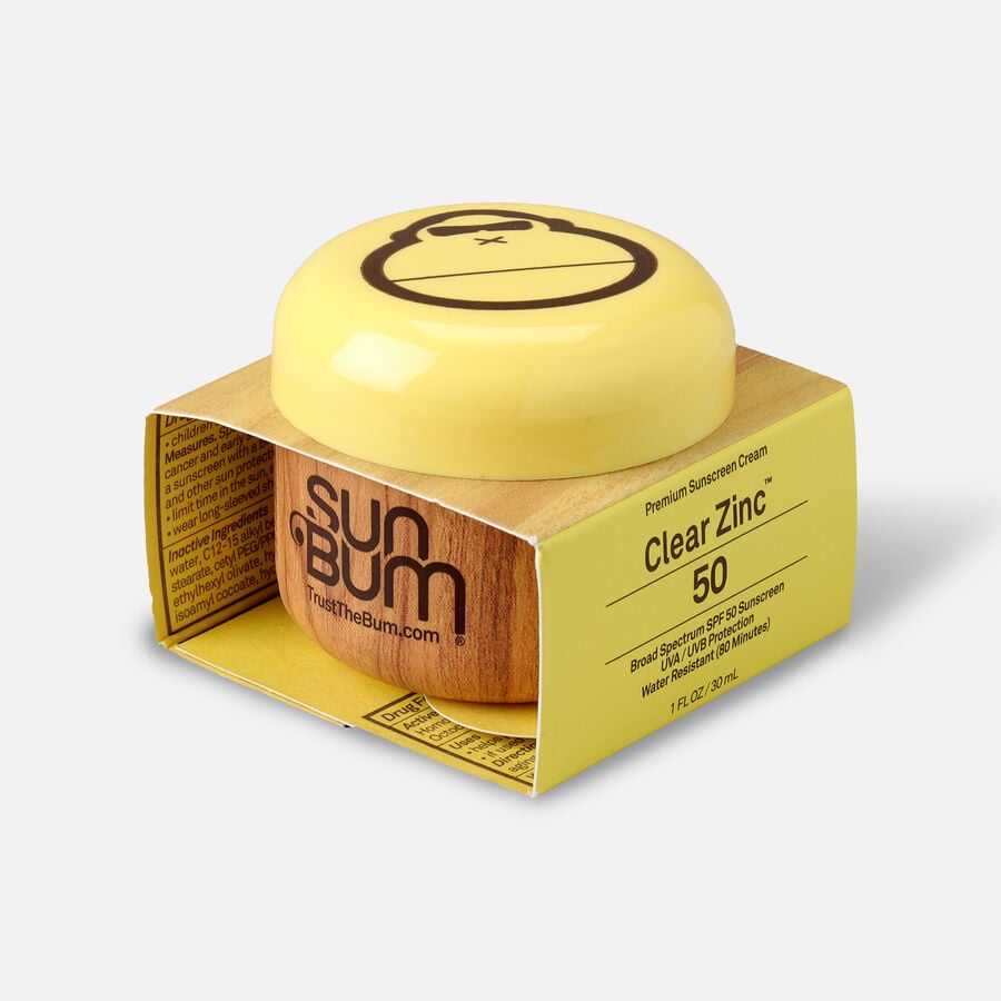 Sun Bum Clear Zinc Oxide Sunscreen, SPF 50, 1 oz. Jar, , large image number 2