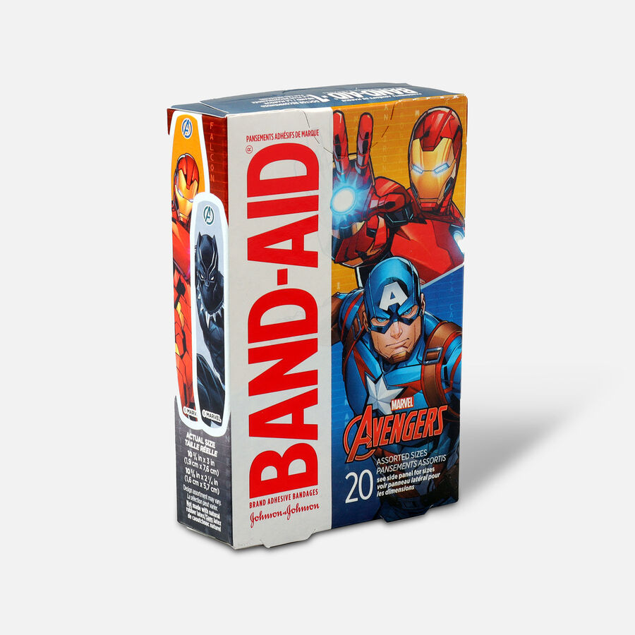 Band-Aid Adhesive Assorted Bandages Marvel Avengers, 20 ct., , large image number 2