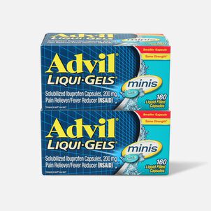 Advil Liqui-Gels Minis, 160 ct. (2-Pack)