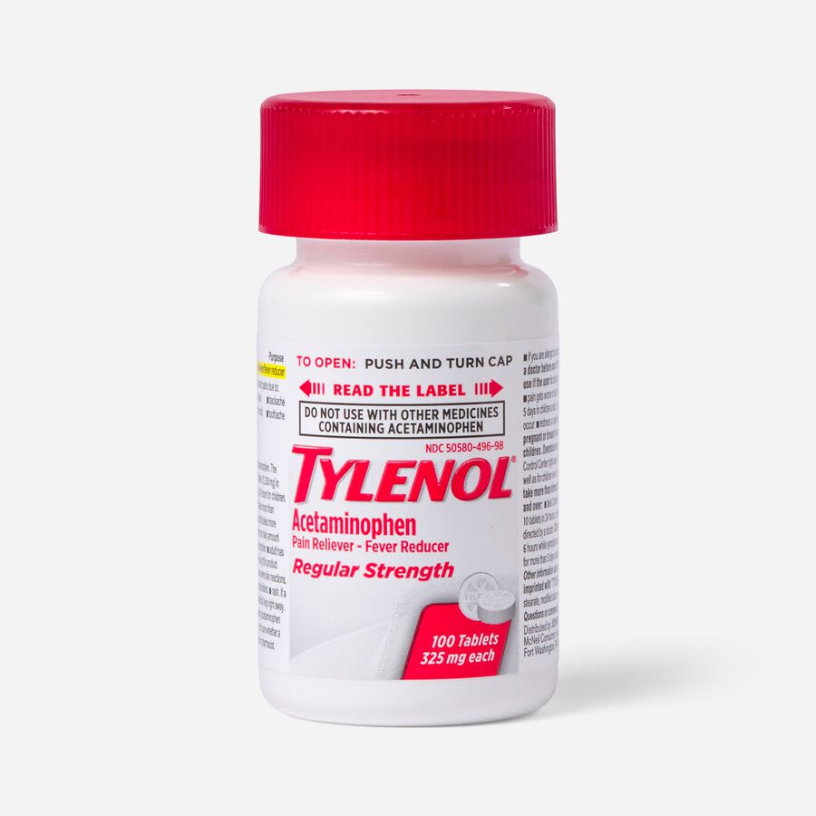 Tylenol Regular Strength Tablets, 100 ct., , large image number 2
