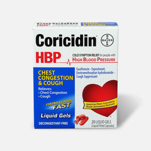 Coricidin HPB Chest Congestion & Cough, Liquid Gels, 20 ct.