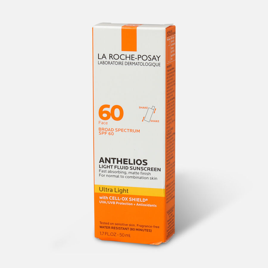 La Roche-Posay Anthelios Ultra Light Fluid Face Sunscreen, Broad Spectrum, SPF 60, 1.75 oz., , large image number 3