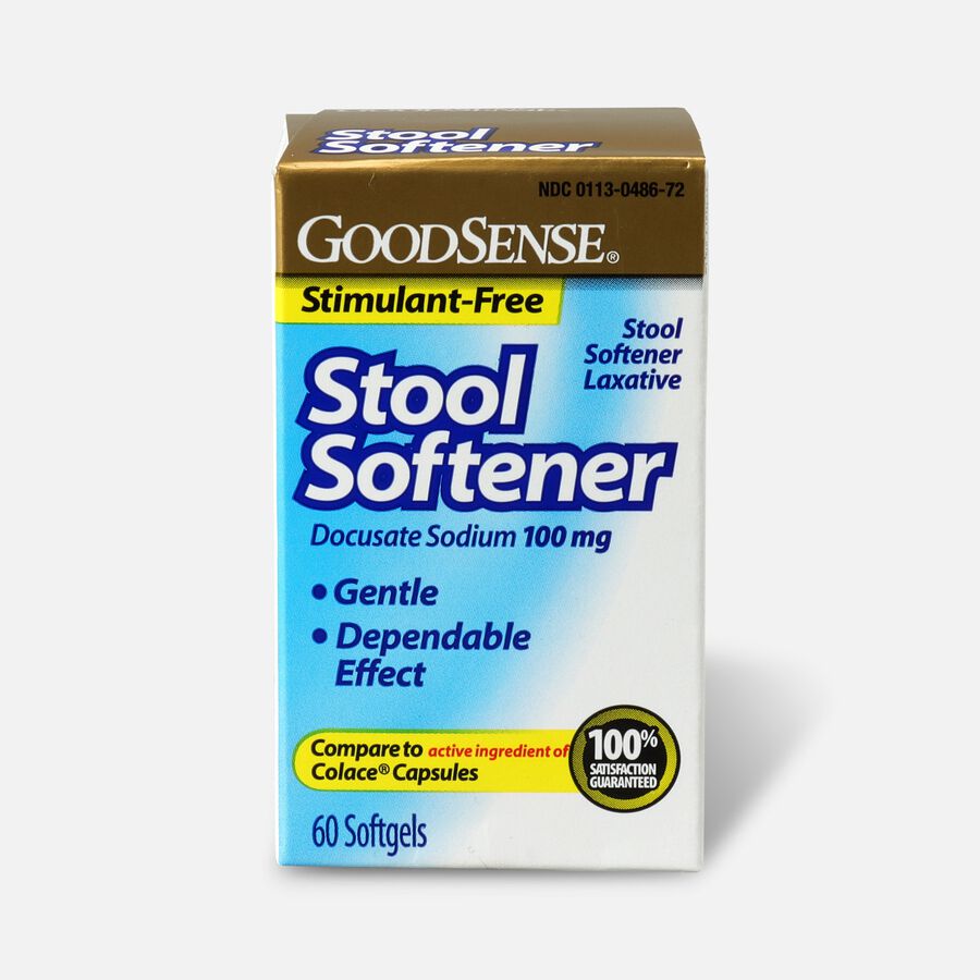 GoodSense® Stool Softener 100 mg Stimulant Free Softgels, 60 ct., , large image number 0