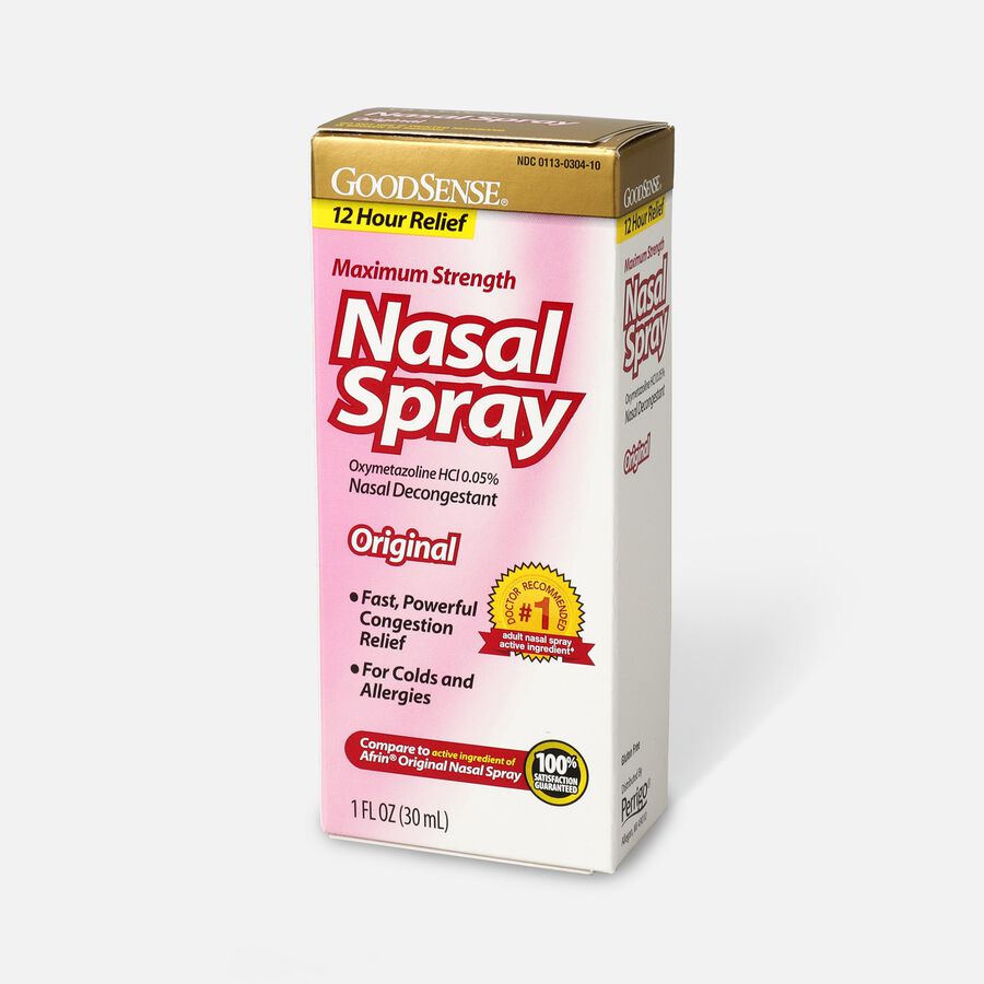 GoodSense® Oxymetazoline HCl 0.05% Nasal Allergy Spray for Sinus Relief and Allergy Relief, , large image number 2