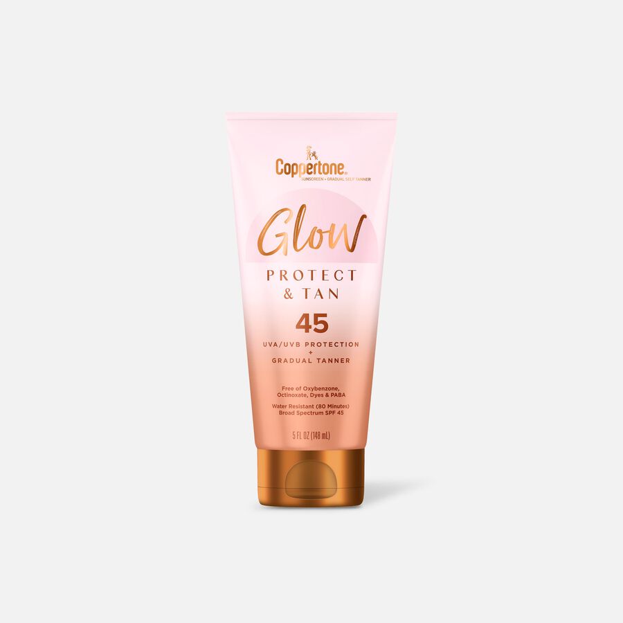 Coppertone Glow Protect & Tan - SPF 45, , large image number 0