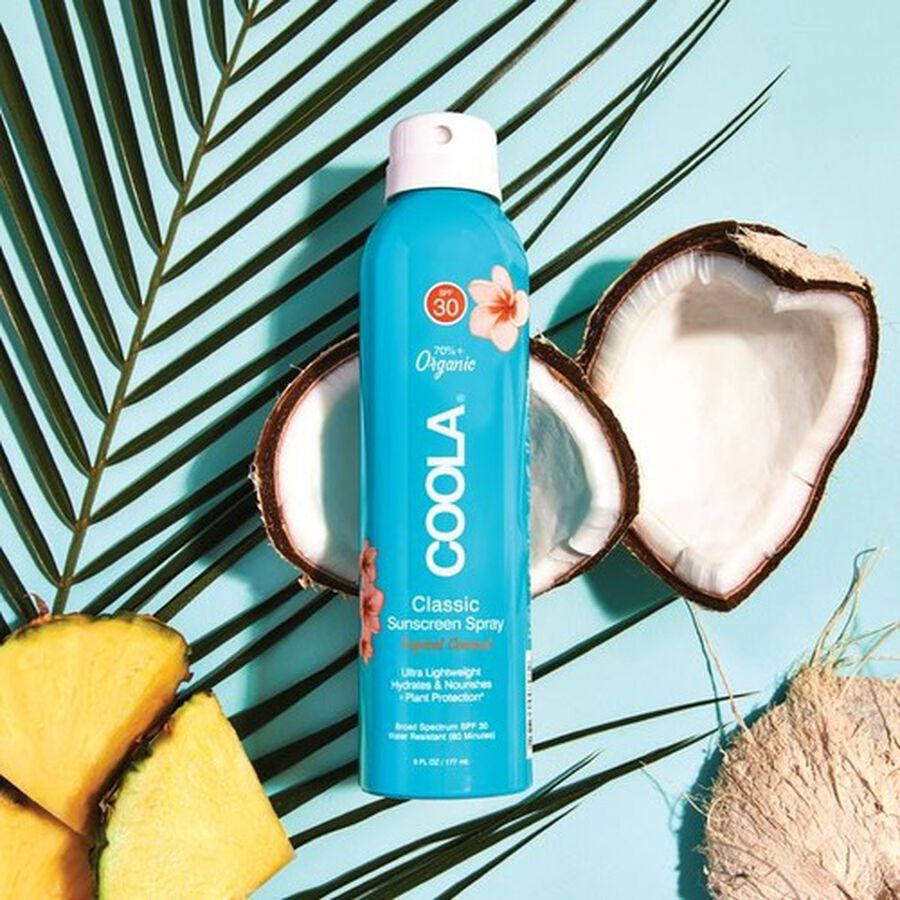 Coola Classic Body Organic Sunscreen Spray SPF 30 Tropical Coconut, 6 oz., , large image number 4