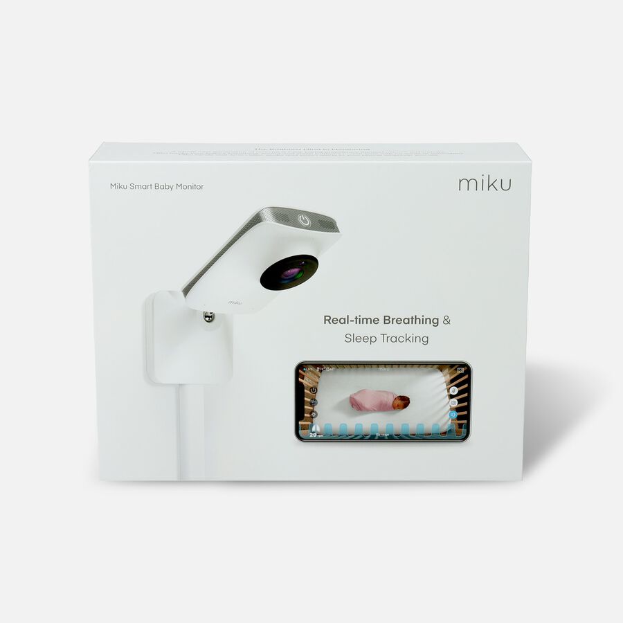 Miku Smart Baby Monitor with Breathing and Movement, , large image number 0