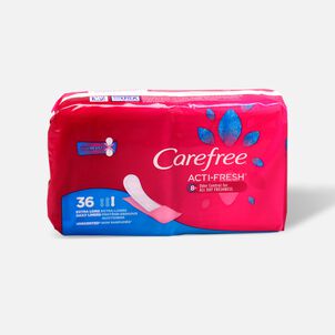 Carefree Acti-Fresh Extra Long Pantiliners, Unscented, 36 ct.