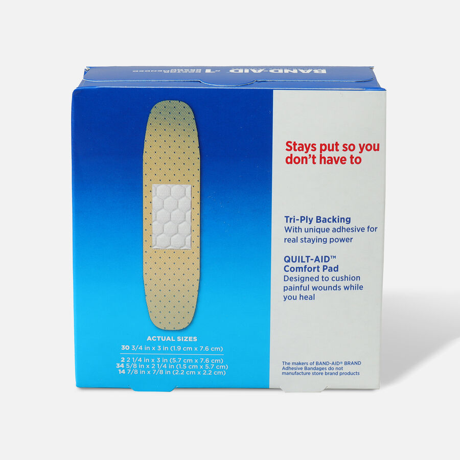 Band-Aid Sheer Adhesive Bandages, Assorted, 80 ct., , large image number 1