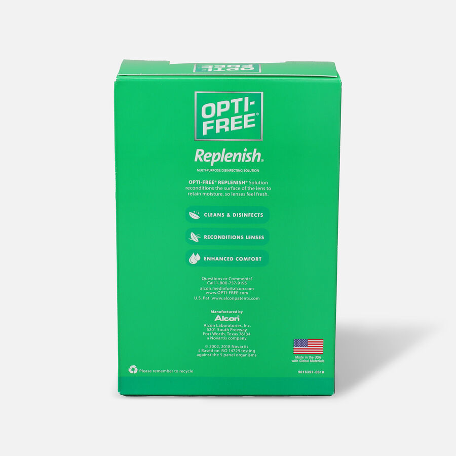 Opti-Free RepleniSH Multi-Purpose Disinfection Solution, 10 oz., 2-Pack, , large image number 1